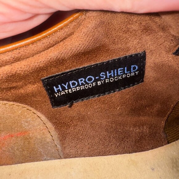 Rockport Hydro-Shield Waterproof Men's Oxford Leather Shoes Sz 12 Brown - Picture 11 of 12